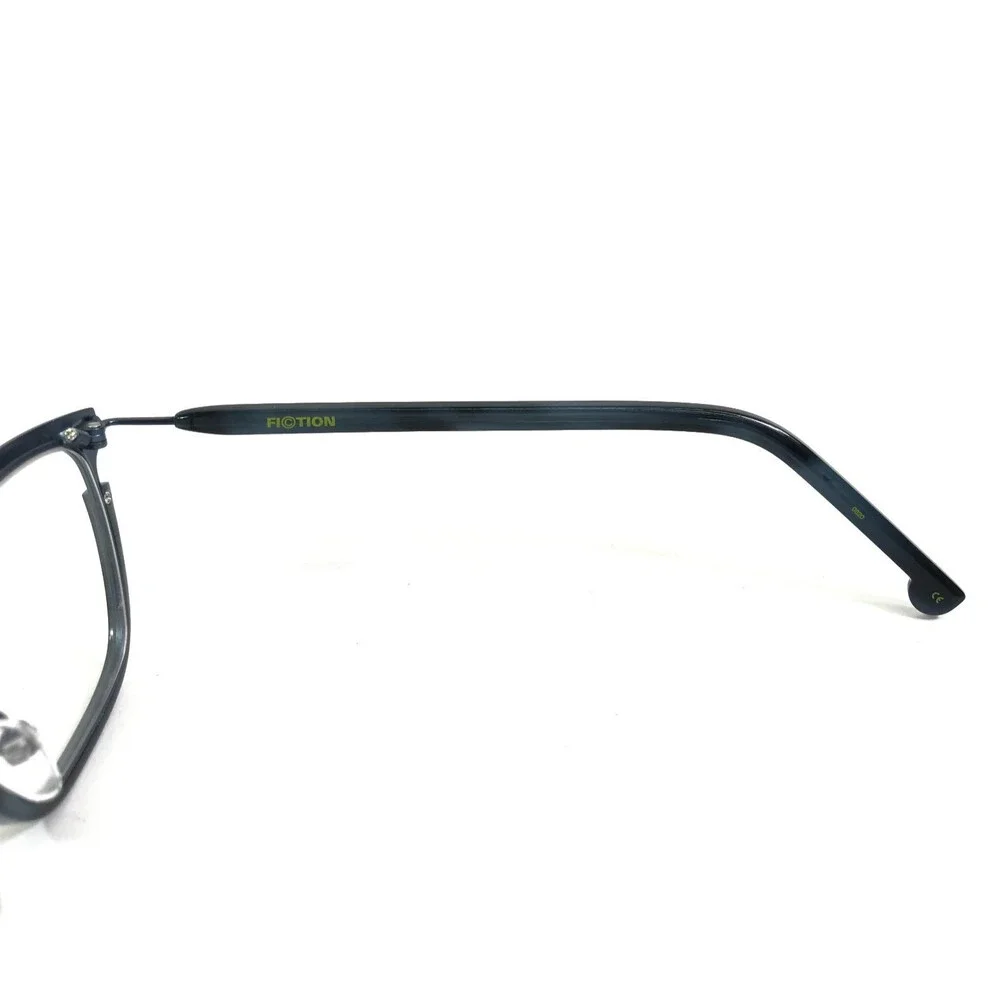 Fiction Eyeglasses Frames POST BLWV Matte Blue Square Full Rim 51-20-140